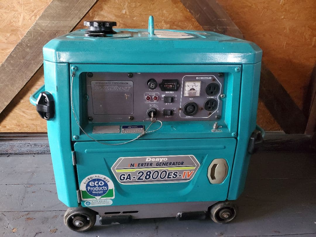 Denyo デンヨー GA-2800ES-IV インバーター発電機 停電 災害