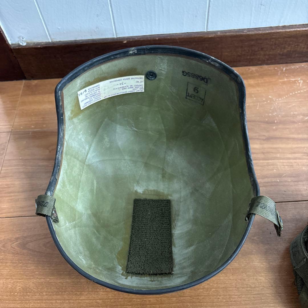 米軍　実物　GENTEX CVC タンカース　ヘルメット　LARGE 送料無料