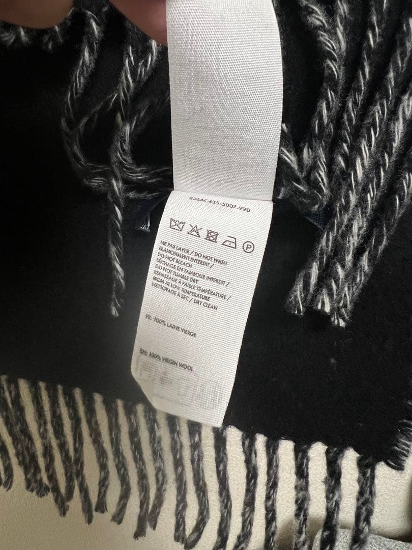 JACQUEMUS マフラー ブラック