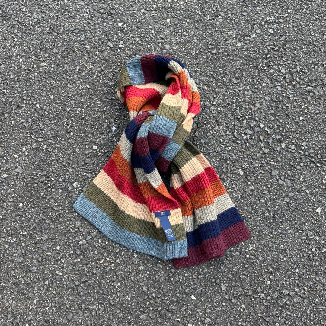 90's old gap マルチボーダー マフラー アーカイブcityboy