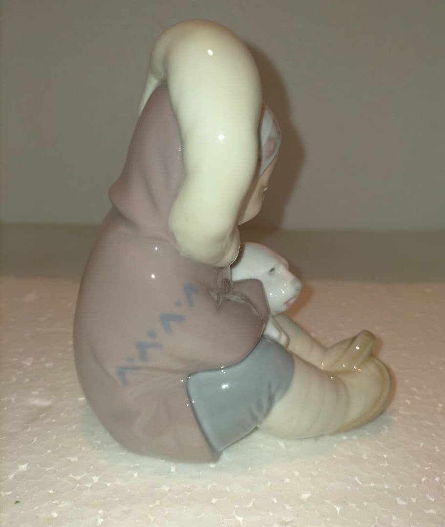 リヤドロ 　エスキモーライダース、エスキモーの少年と小熊、小熊とエスキモー3体