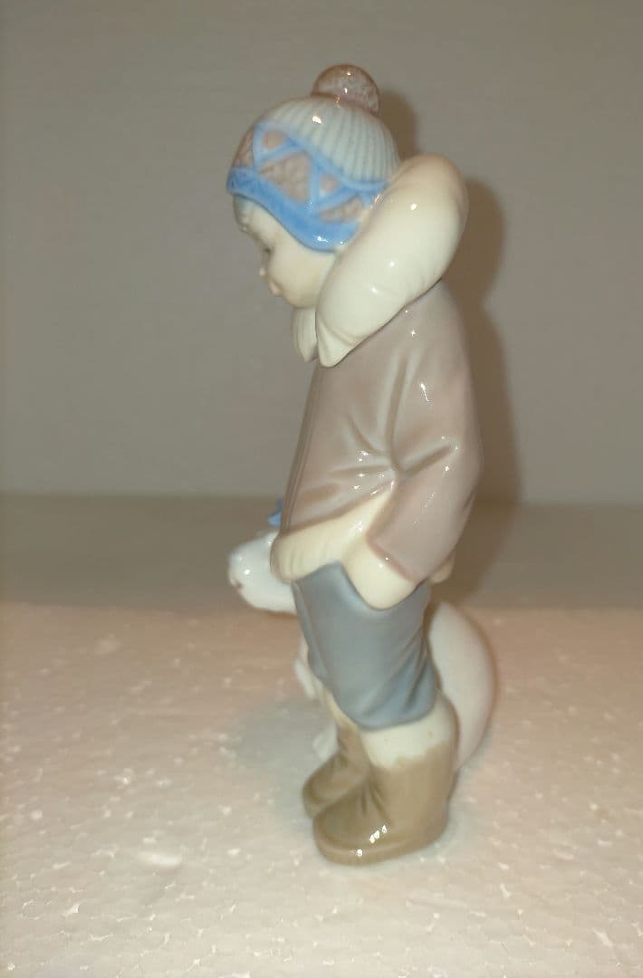 リヤドロ 　エスキモーライダース、エスキモーの少年と小熊、小熊とエスキモー3体