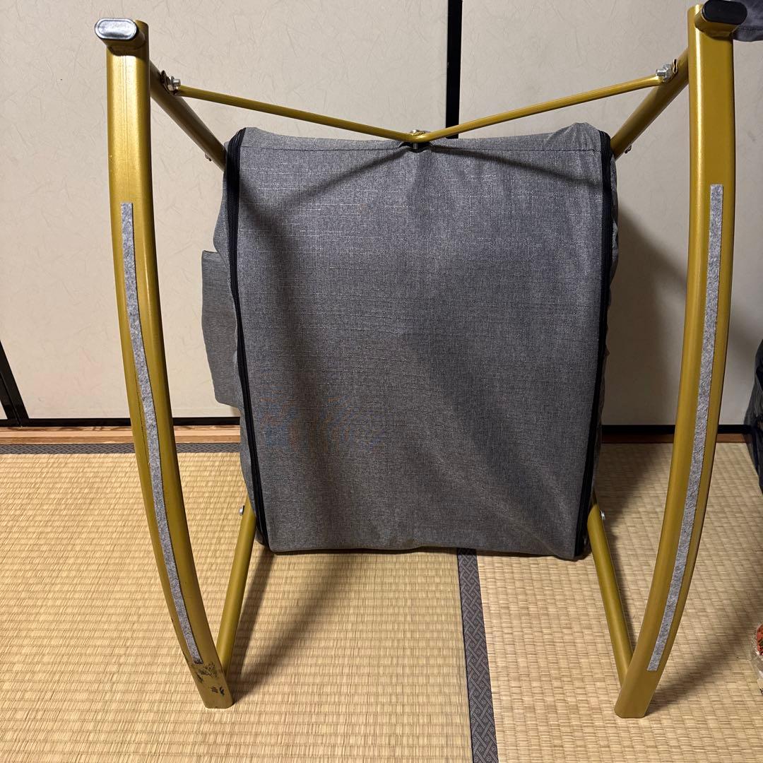 KAIHAOWIN ロッキングチェア リクライニングチェア ブラック/グレー