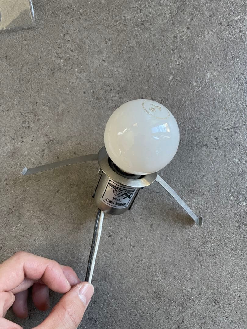 NEW LIGHT POTTERY mob17 silver E17壁掛け照明