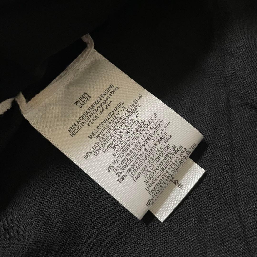 y2k opium レザーライダースジャケット 変形 スタッズ ギミック 00s