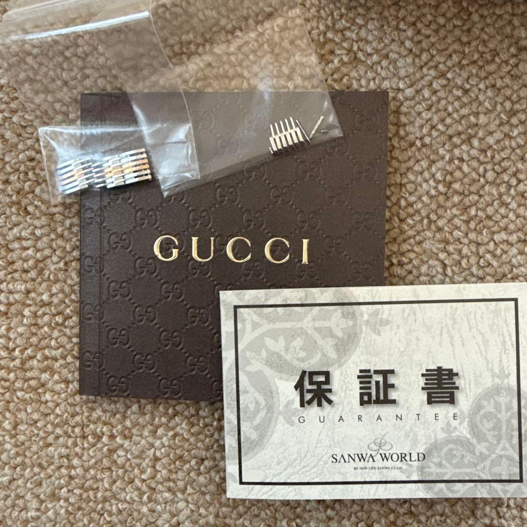 GUCCI クォーツ腕時計 ゴールド シルバー
