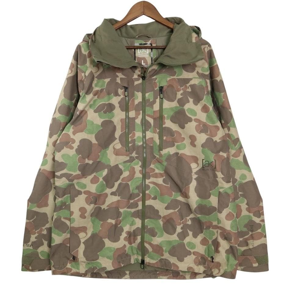 【AK】Burton M 2L SWASH JK　L　スノボウェア　カモ　美品
