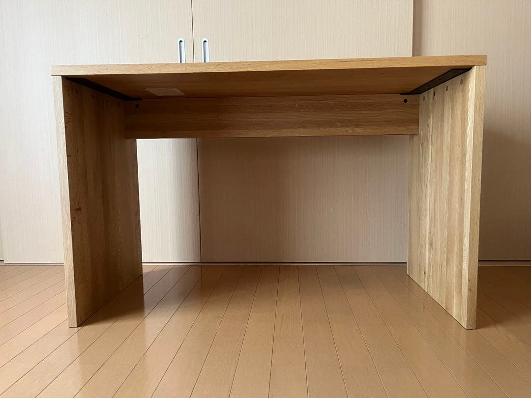 abc 無印良品　ナチュラルウッド 木製デスク