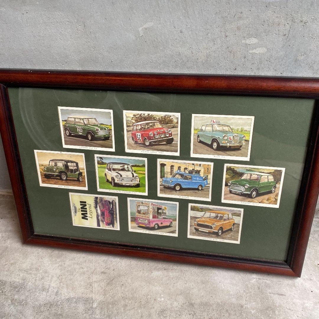 オースチン　モーリスミニクーパー額縁