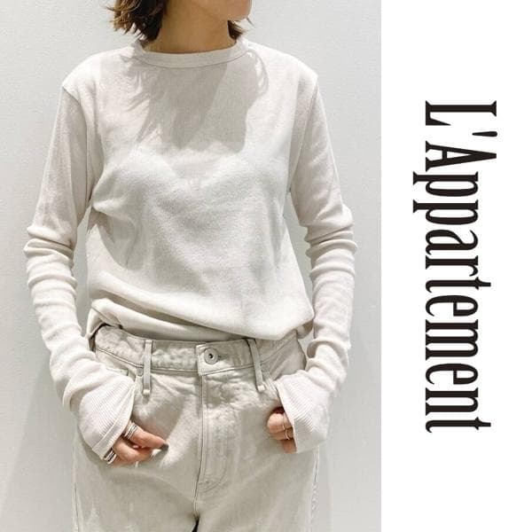 トップス L'Appartement Rib L/S Knit