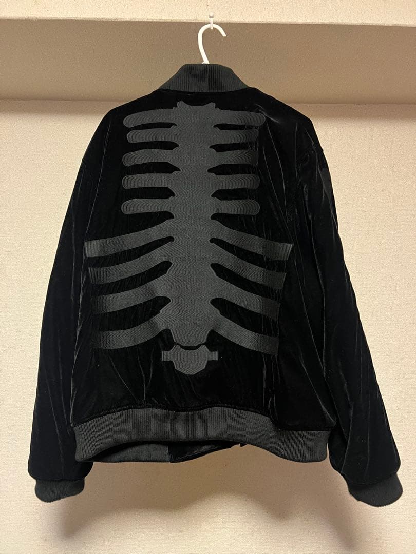 vanson スケルトンプリント MA-1ジャケット XXL