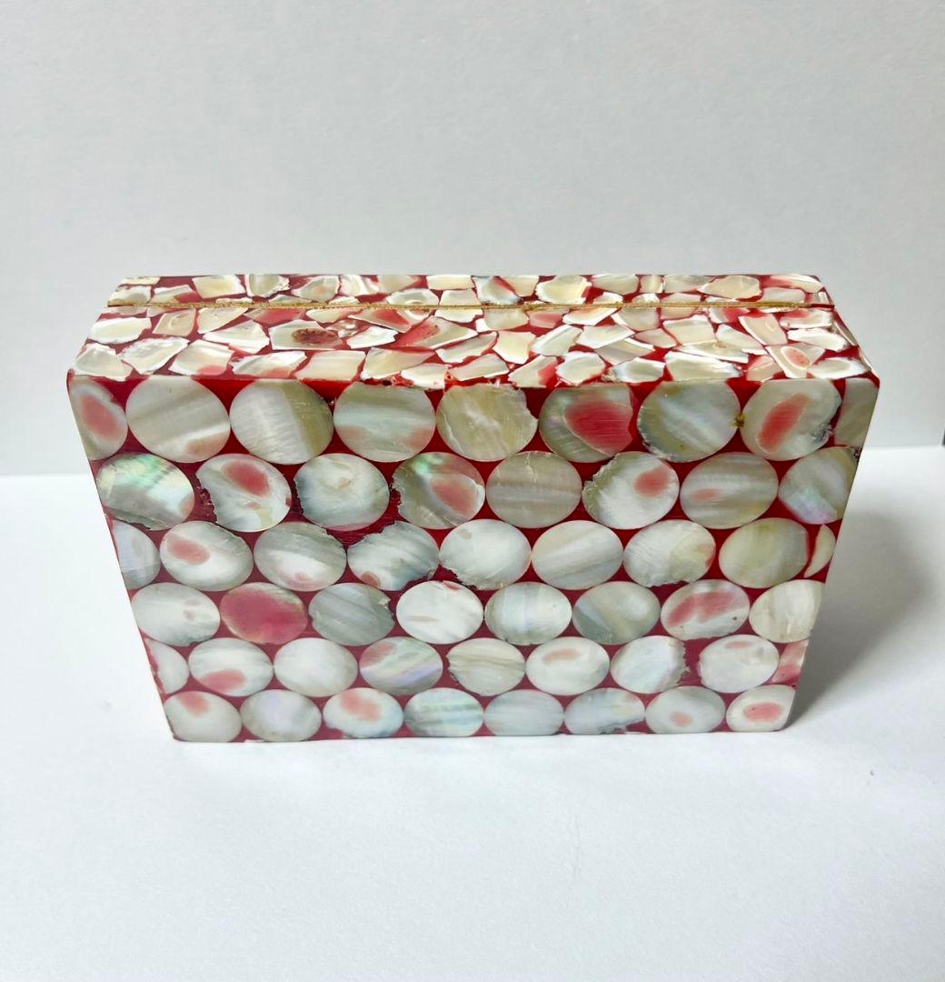 アンティーク　螺鈿細工 小物入れ　3点セット