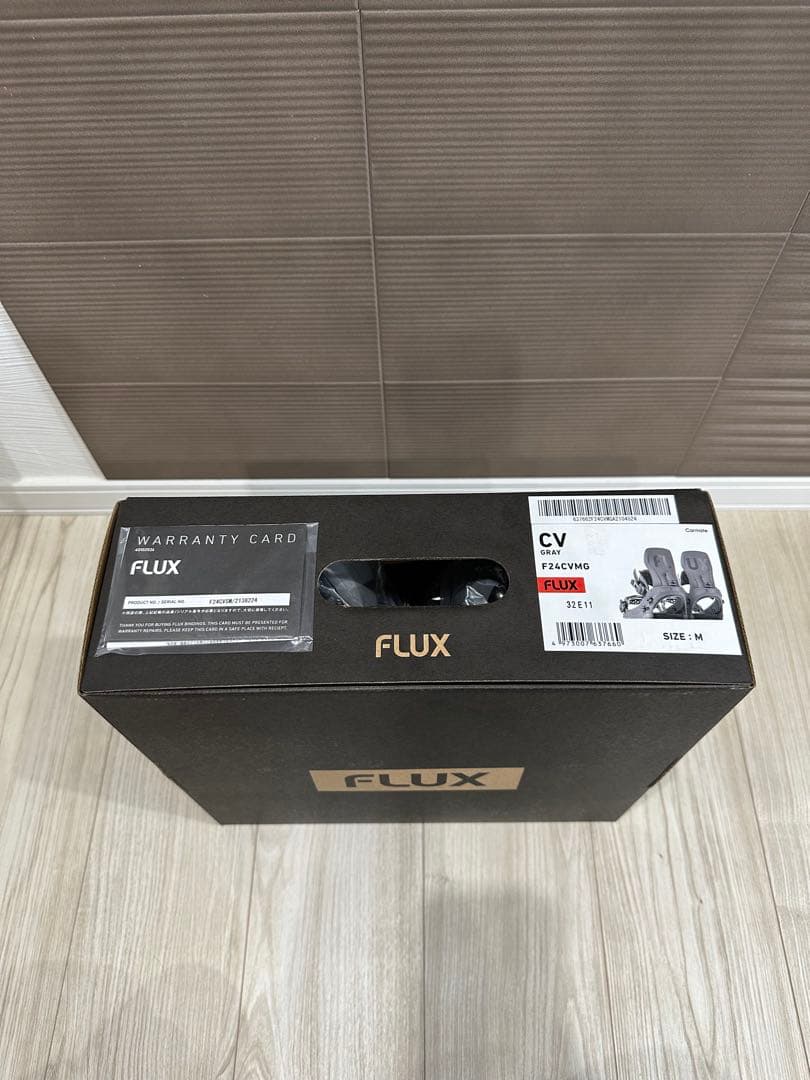 FLUX CV 23-24スノーボードビンディング グレー