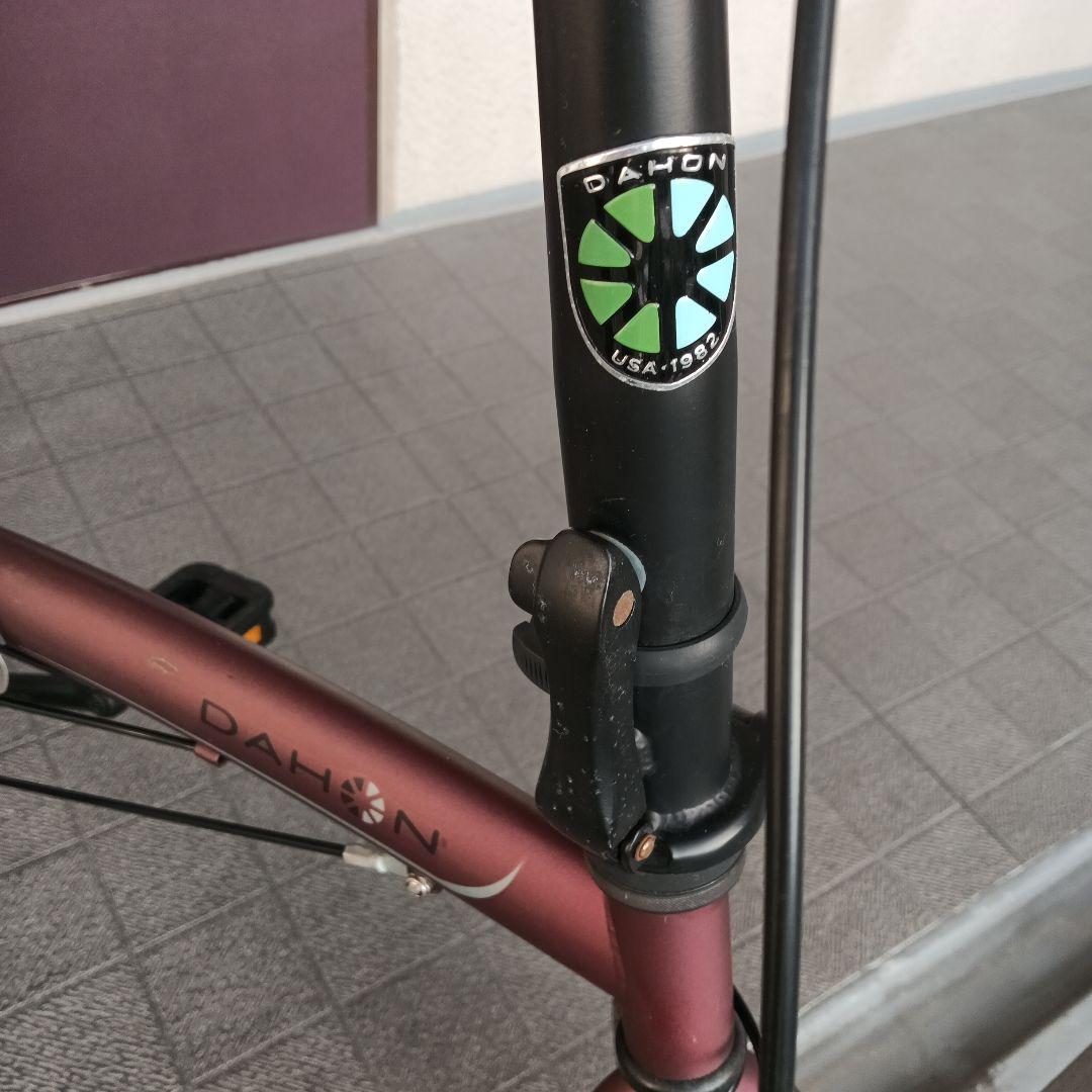 【土日引取限定】DAHON SUV D6 折りたたみ自転車　マットワイン