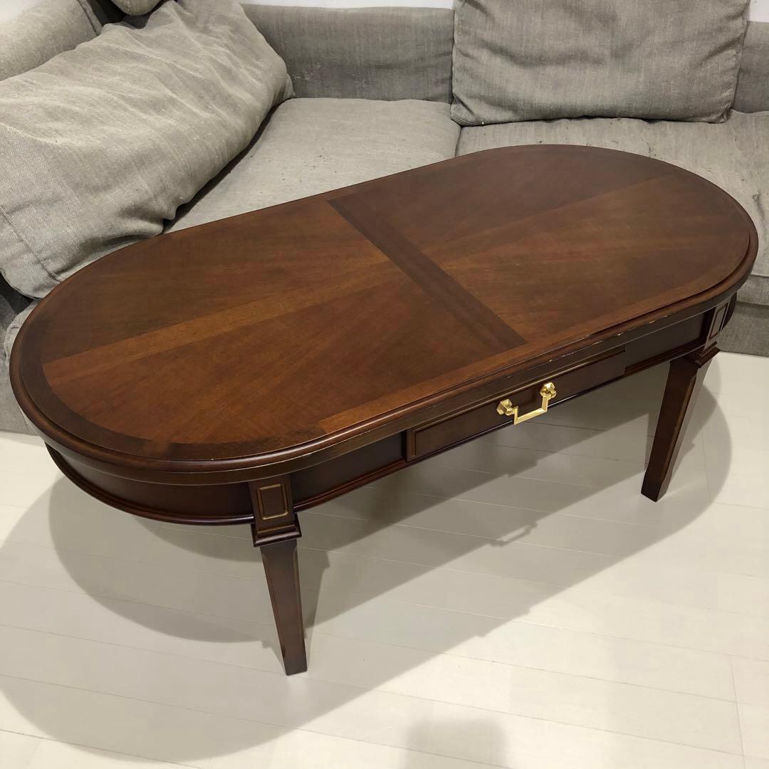 maruni マルニ木工　地中海シリーズ　センターテーブル ブラウン