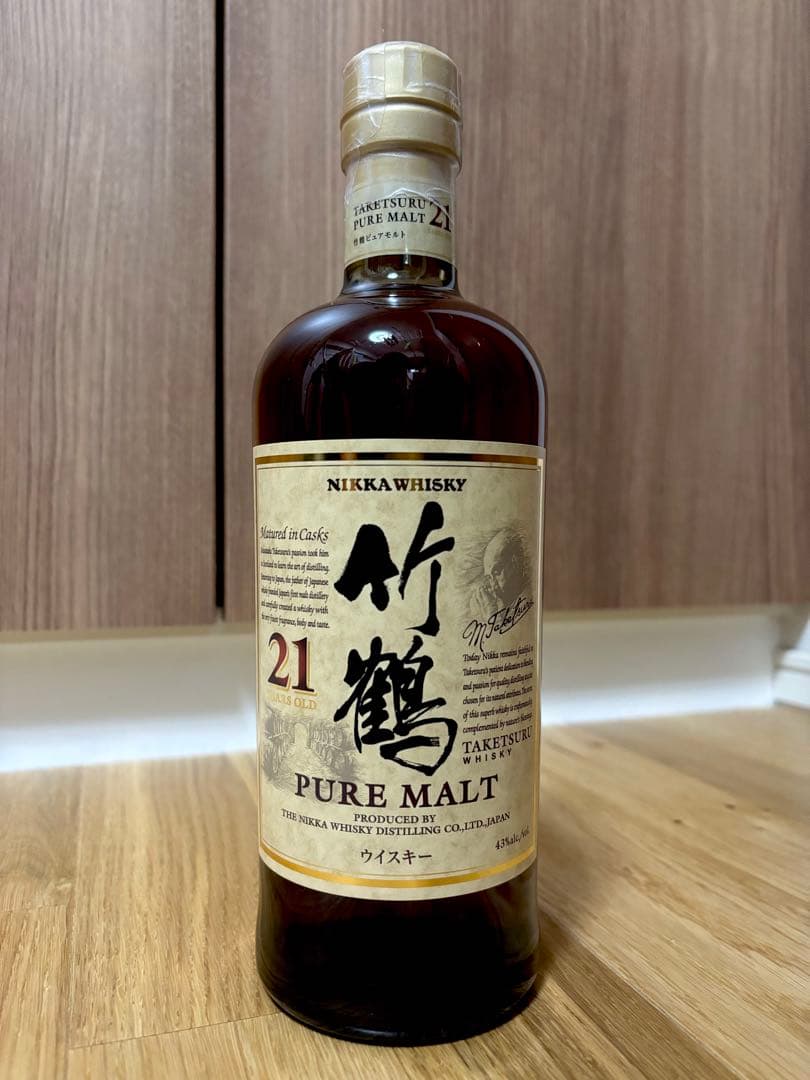 NIKKA 竹鶴 21年 ピュアモルト 700ml 未開封