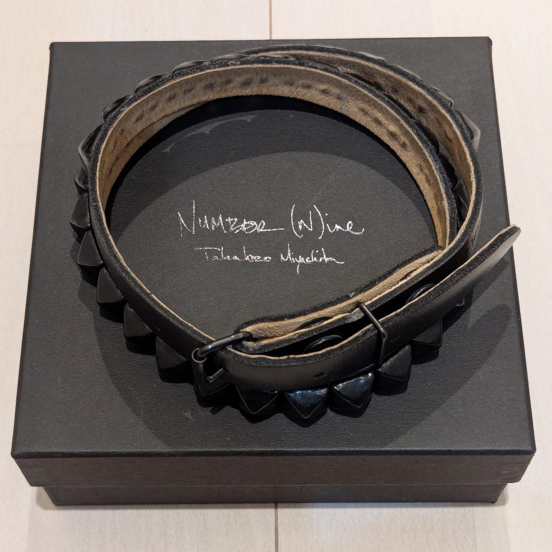 激レア★NUMBER(N)INE 別注 WENDY'S 1連スタッズベルト M