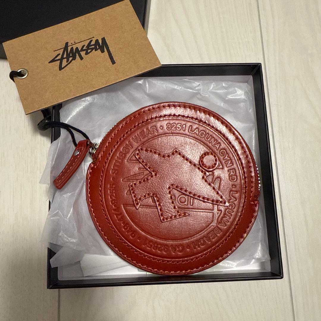 stussy レザーポーチ