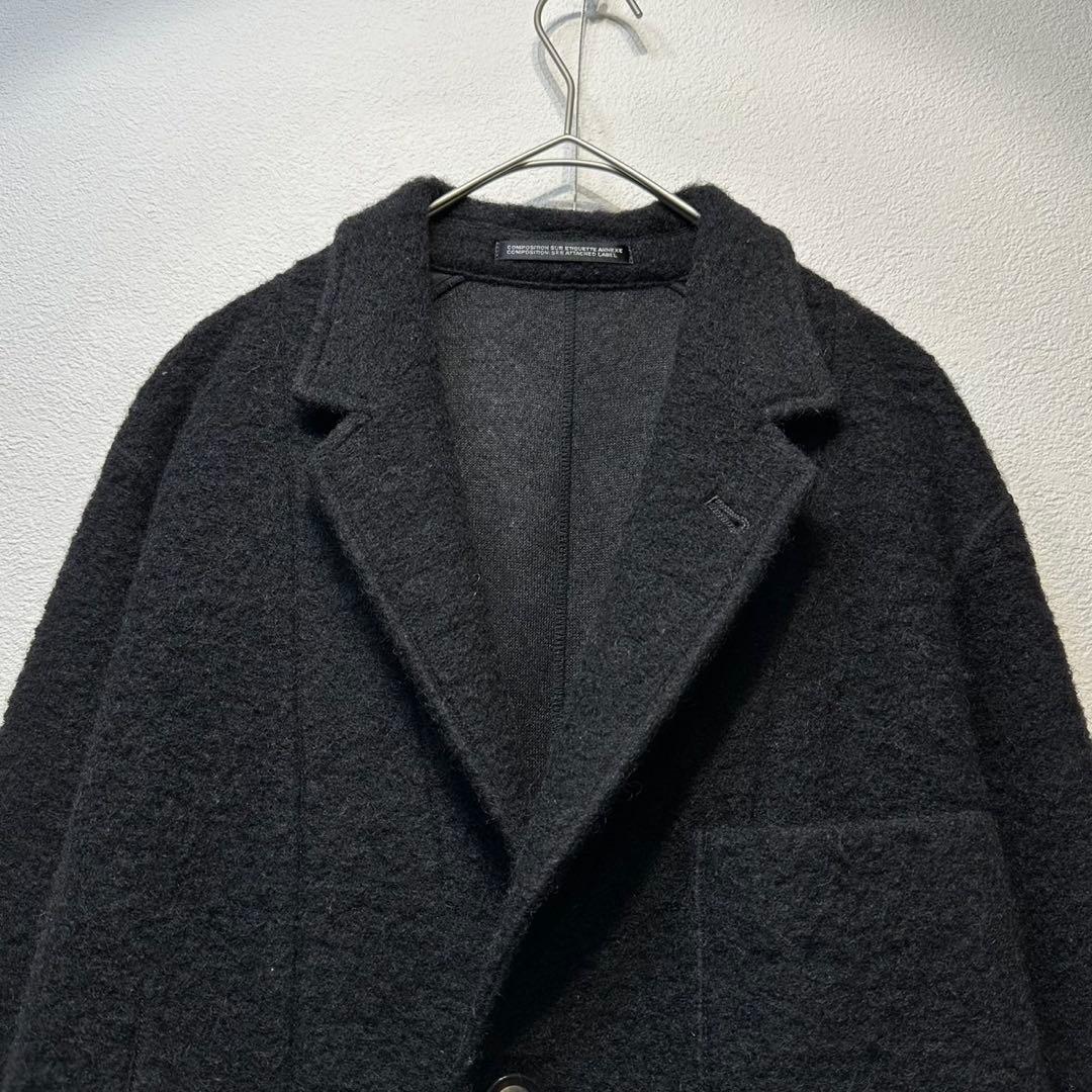 希少 ヨウジヤマモト コスチュームドオム 上質 ウール チェスターコート 2