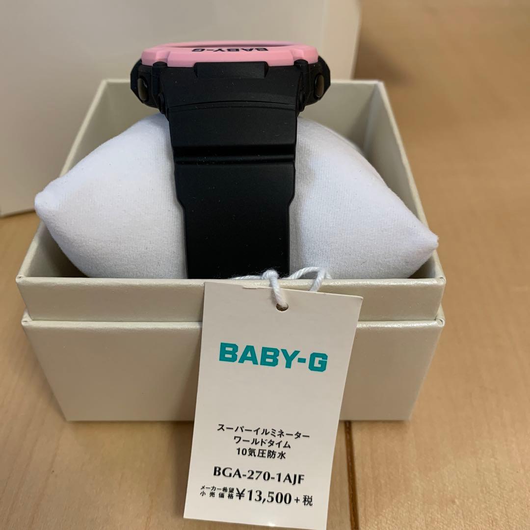 BABY-G BGA-270-1AJF ブラック/ピンク　G-SHOCK