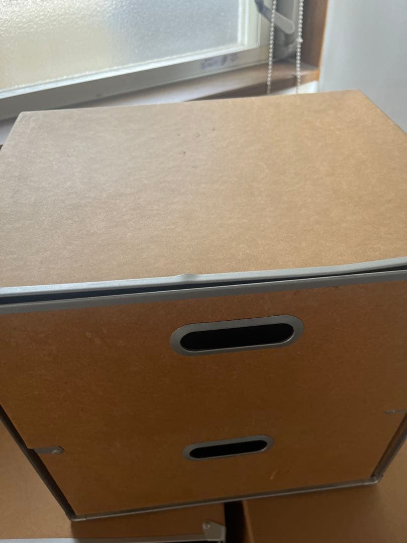 【廃盤】無印良品硬質　2段引出し　パルプボックス　まとめ売り3個セット