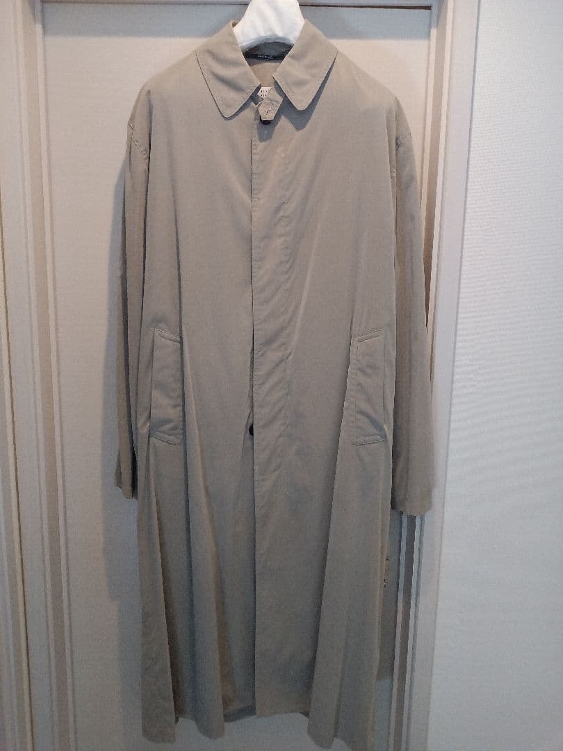 メゾンマルジェラ　ピーチコットントレンチコート