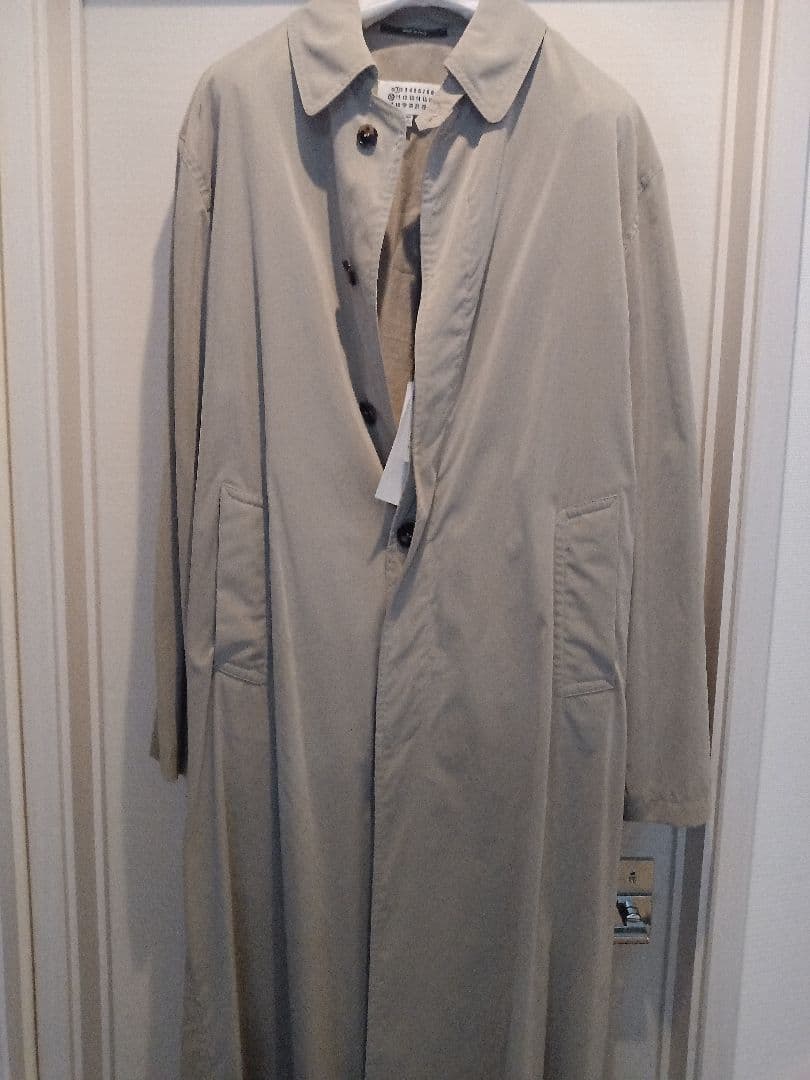 メゾンマルジェラ　ピーチコットントレンチコート