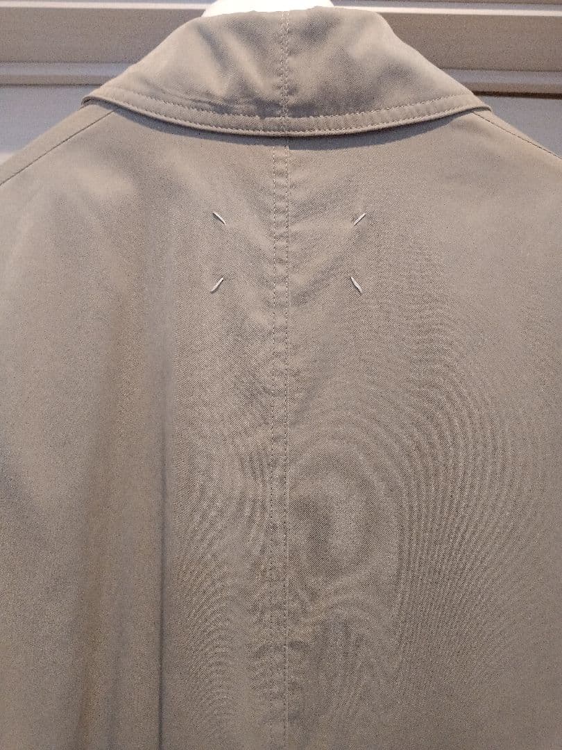 メゾンマルジェラ　ピーチコットントレンチコート