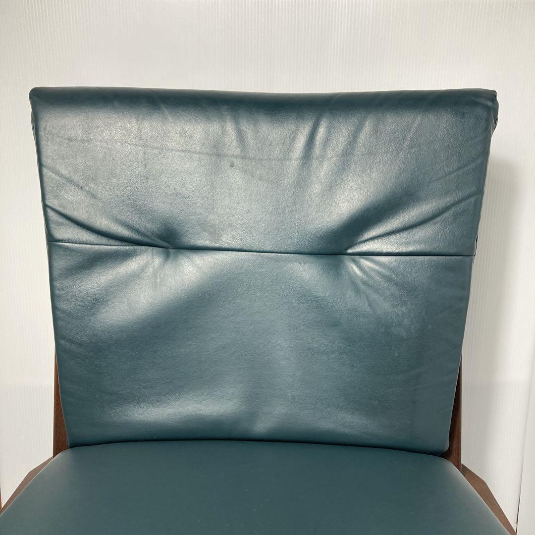 ナガノインテリア　回転式ダイニングチェア　　アンティーク椅子　レトロ