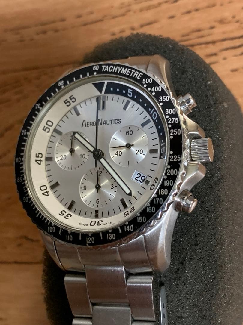ガ*ン様 アエロノーティックAERO NAUTICS AN5-30クォーツ クロ