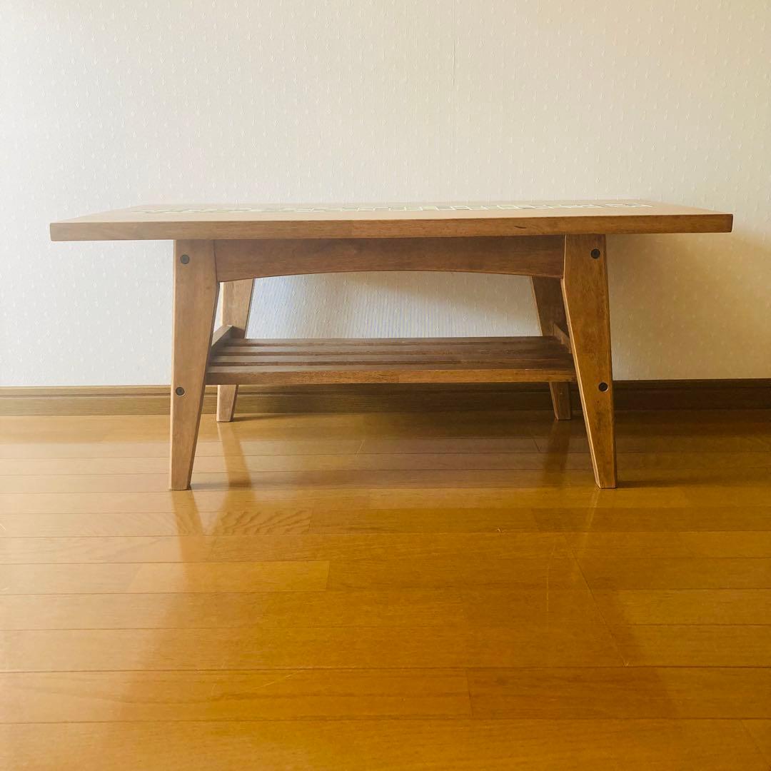 かわいい！おしゃれ！モザイクタイル ローテーブル　グリーン