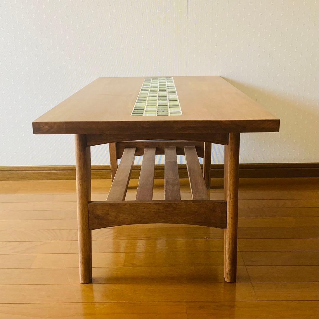 かわいい！おしゃれ！モザイクタイル ローテーブル　グリーン