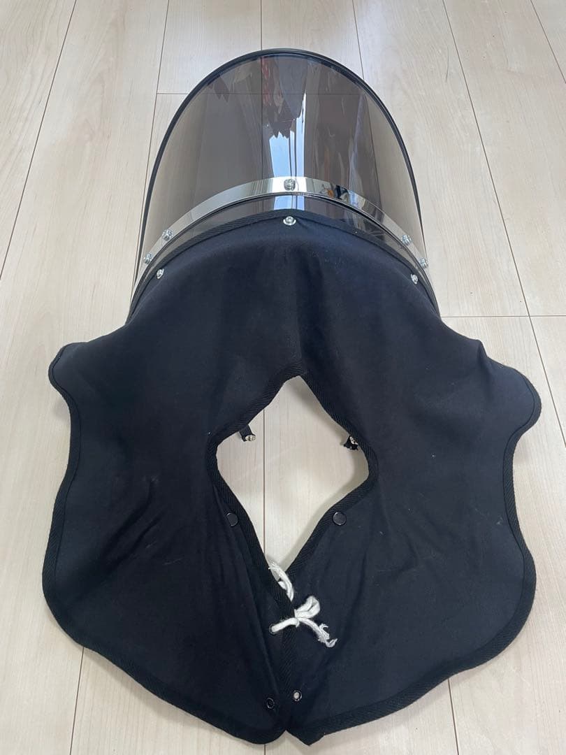 旭風防セット 新幹線風防 スモーク 黒布 33cm 中型大型用 送料無料☆