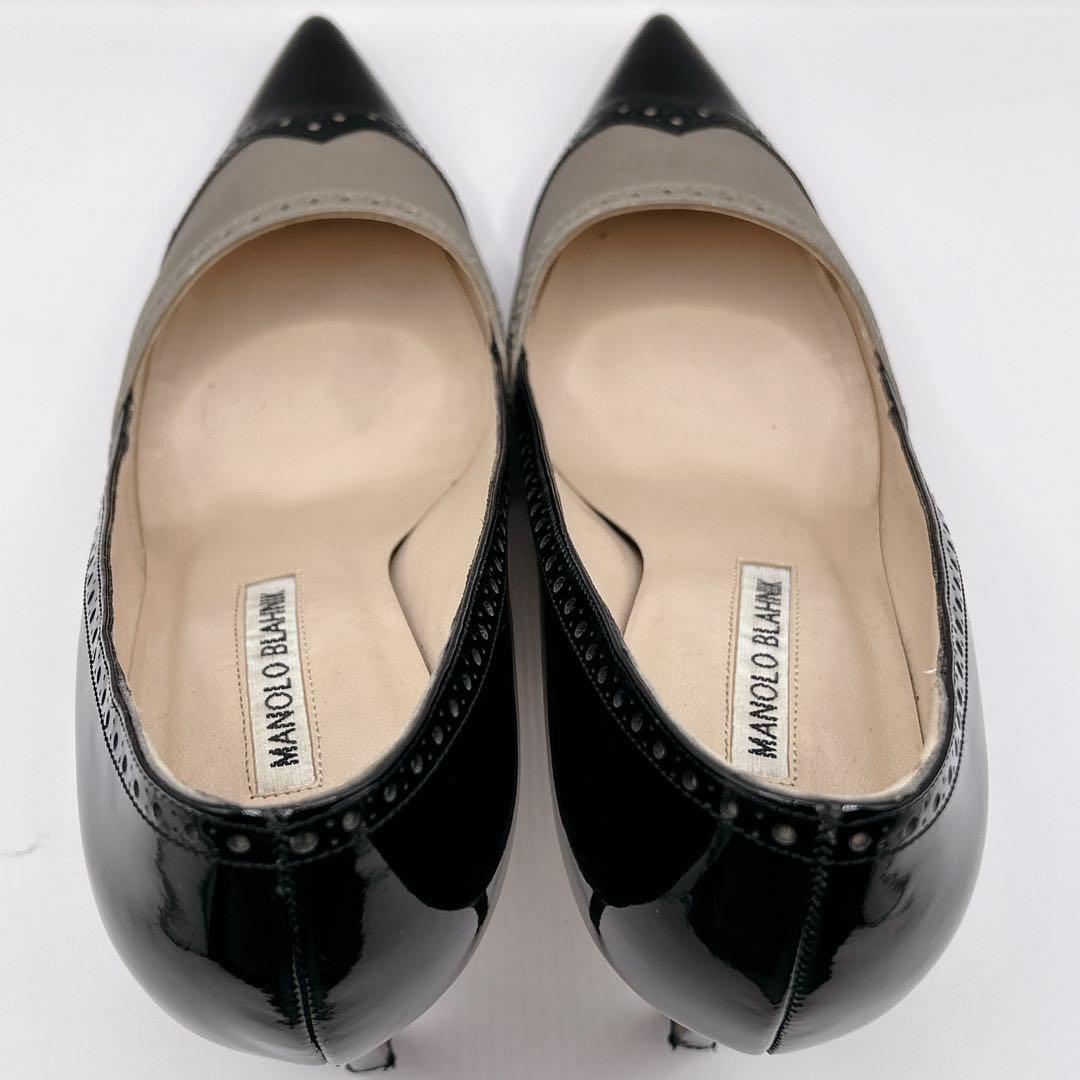 ✨美品✨MANOLO BLAHNIK パンプス ポインテッドトゥ 黒
