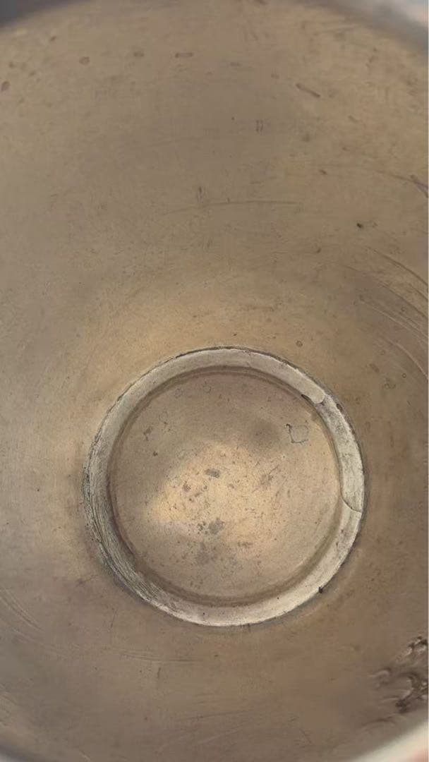 銀花瓶　純銀刻　三越刻　政　未使用