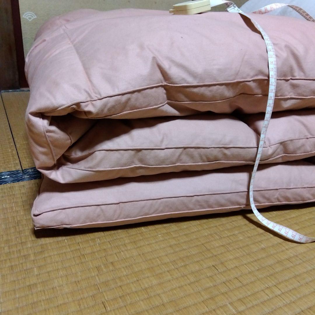 Feather Futon 羽毛敷き布団　送料キャンペーン中のみカバー付き