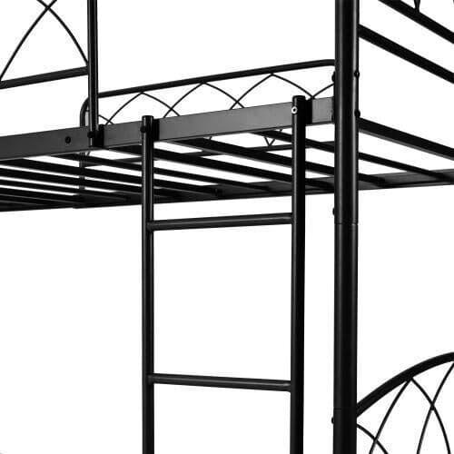 二段ベッド 2段ベッド パイプベッド 二段ベッドロータイプ 子供ベッド シング