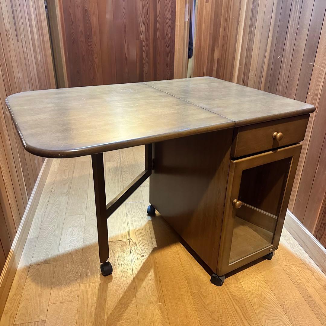 北欧レトロ コイズミ ダイニングテーブル キッチンワゴン