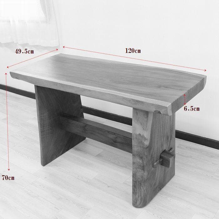 訳あり アウトレット コンソールテーブル 洗面台 モンキーポッド 無垢 電話台
