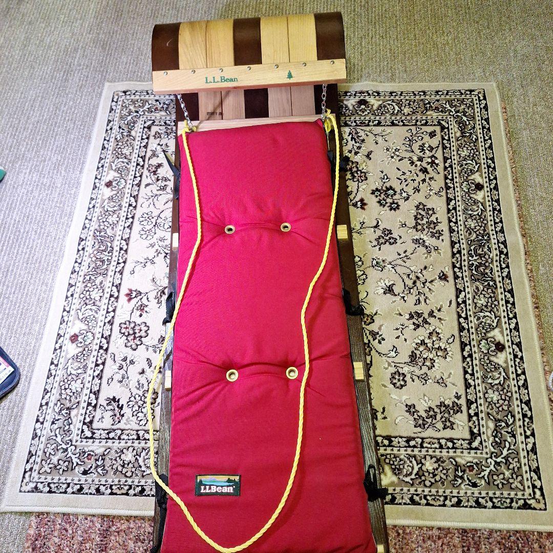 超レア♥️L.L.Bean　エルエルビーン木製ソリ　冬遊び　インテリアログハウス