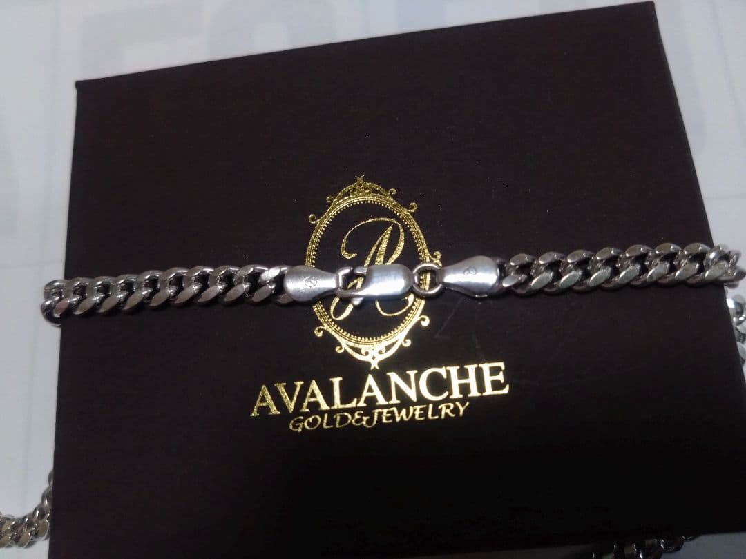 AVALANCHE シルバー925 マイアミキューバンチェーンネックレス