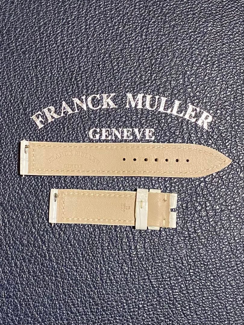 16mm フランクミュラー 純正 マットホワイト ストラップ ベルト 未使用