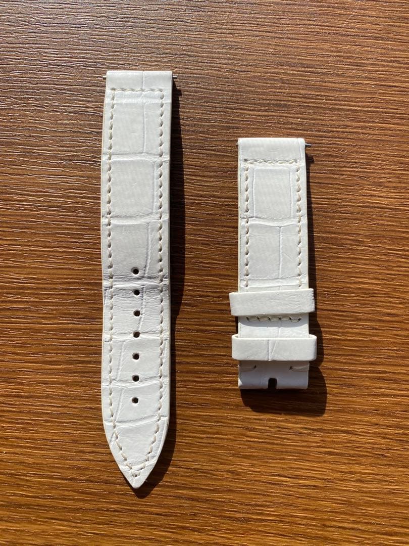 16mm フランクミュラー 純正 マットホワイト ストラップ ベルト 未使用
