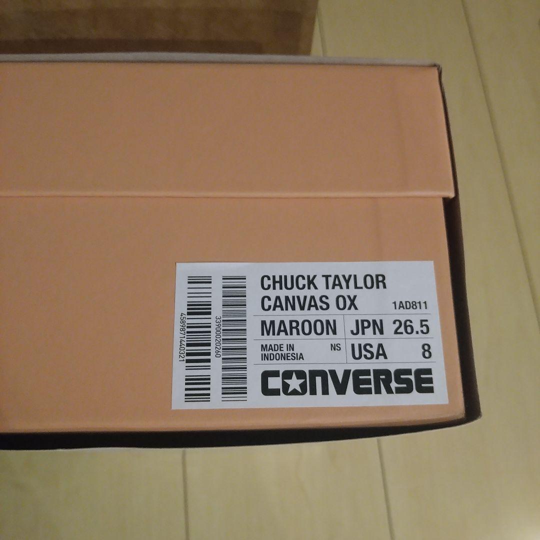 新品★正規店購入★25AW CONVERSE ADDICT マルーン