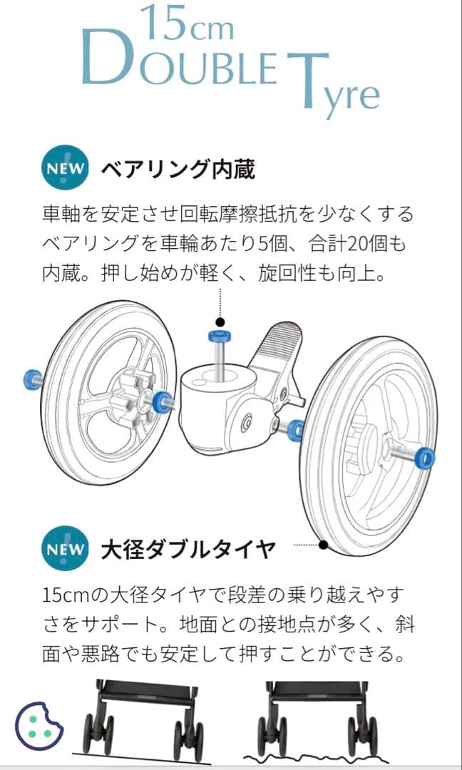 アップリカラクーナクッションフリー Aprica ベビーカー美品2023年モデル