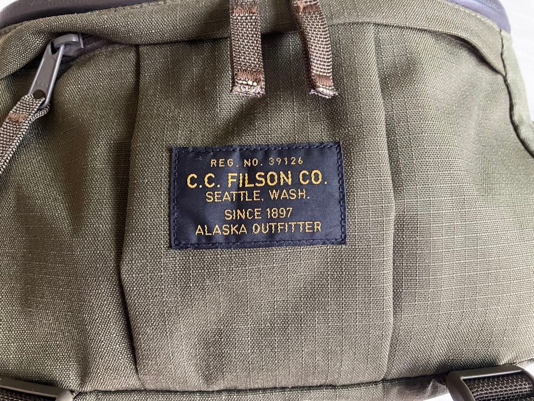【USED】FILSON フィルソン ウエストバッグ リップストップ