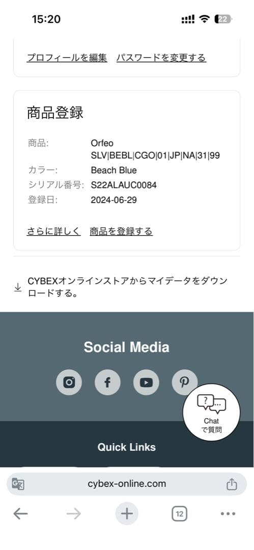 な*A様 サイベックス オルフェオ ベビーカー Cybex Orfeo ビーチブ