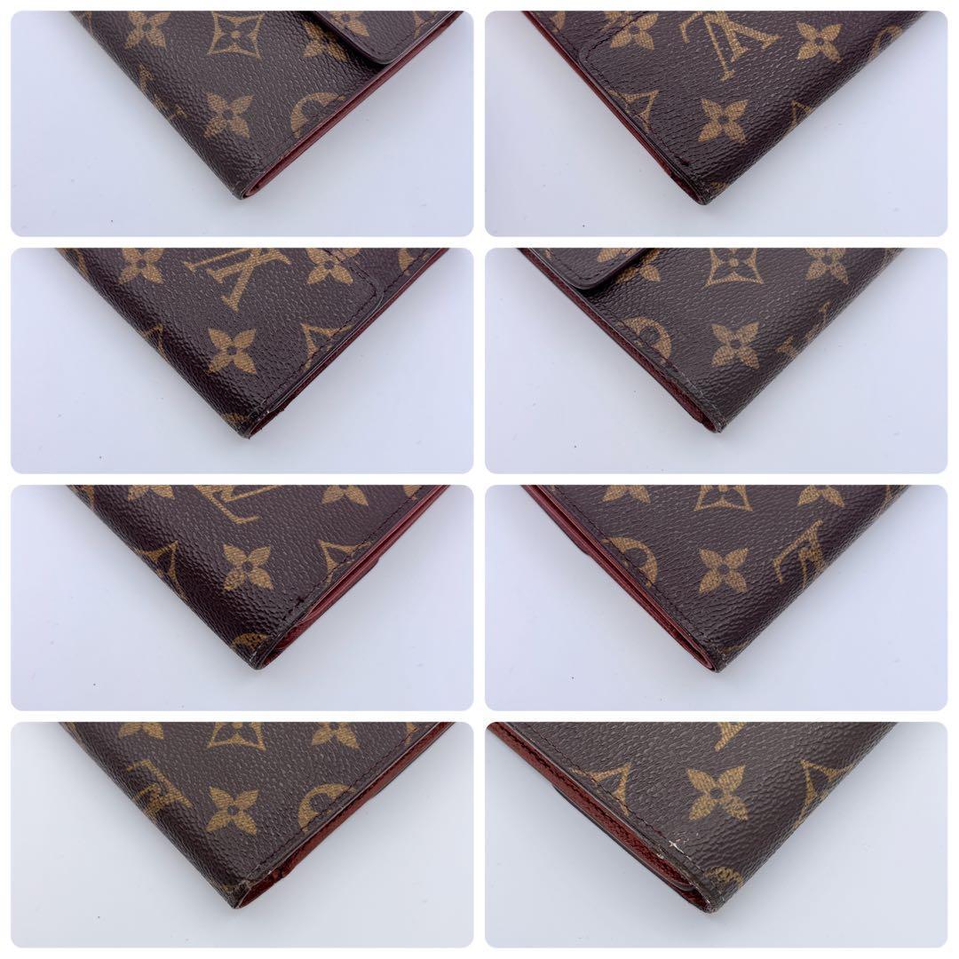 ルイヴィトン モノグラム ポルトトレゾール エテュイパピエ　三つ折り財布　正規品