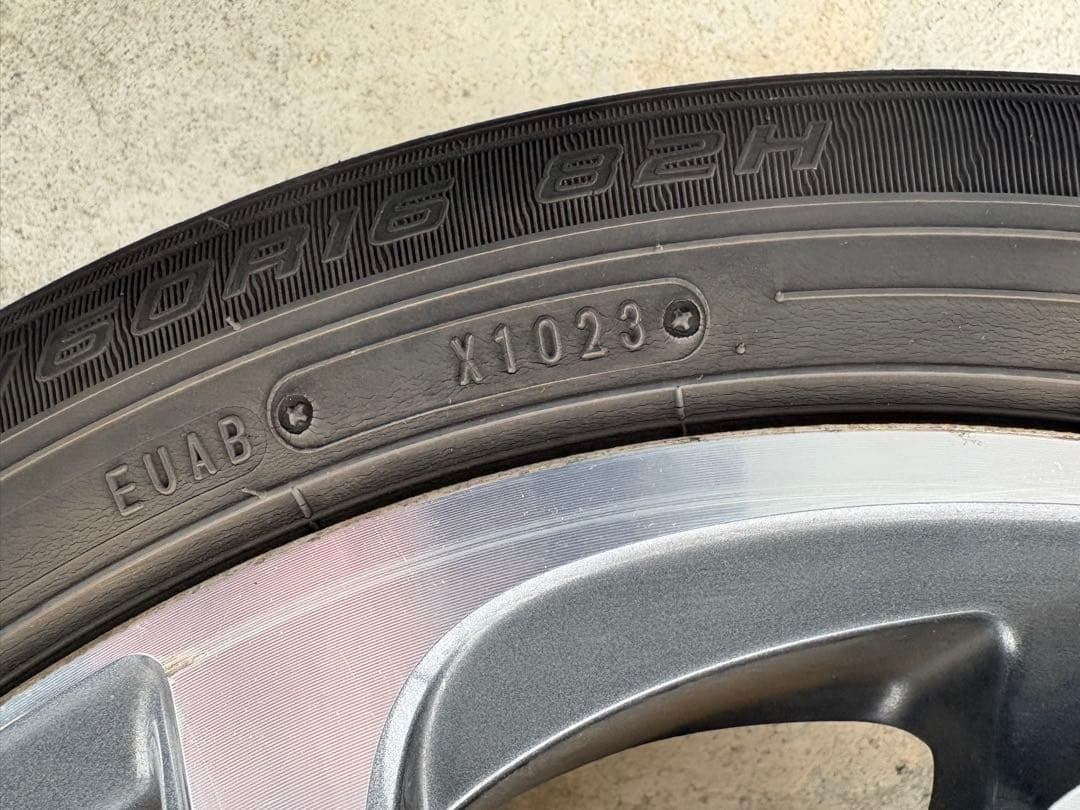 ら*ど様 175/60R16サマータイヤ&トヨタ純正16インチアルミホイール4本