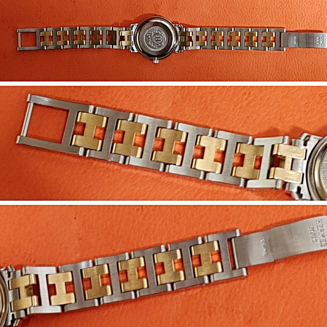 エルメス時計/極極極美品CL3.24/新品電池新品仕上げ正常稼働品/レディース